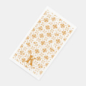 Monogram Tegel met patroon | Badhanddoeken voor ga Servet (Hoek)