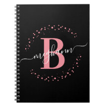 Monogram-teken voor Girly Trendy Pink