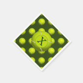 Monogram Tennis Balls Sportpatroon, Servetten (Hoek)