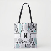 Monogram Tennis Racket Pattern Canvas tas (Voorkant)