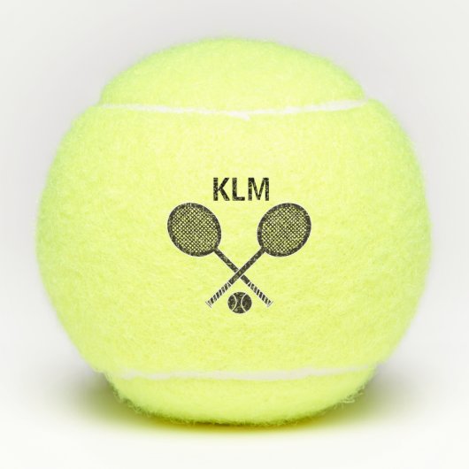 Monogram Tennis Tennisballen (Voorkant)
