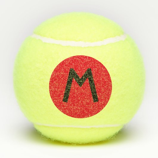 monogram tennisballen (Achterkant)
