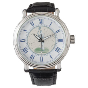 Monogram  tennisspeler horloge