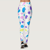 MONOGRAM TERRAZZO PATROON MULTICOLOR LEGGINGS (Achterkant)