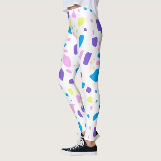 MONOGRAM TERRAZZO PATROON MULTICOLOR LEGGINGS (Links)