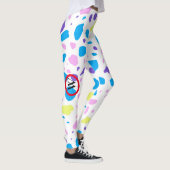 MONOGRAM TERRAZZO PATROON MULTICOLOR LEGGINGS (Rechts)