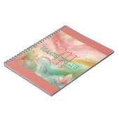 Monogram Terug naar School Huiswerk Chic Preppy Me Notitieboek (Linkerzijde)