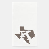 Monogram Texas Floral Guest Towels Servet (Voorkant)