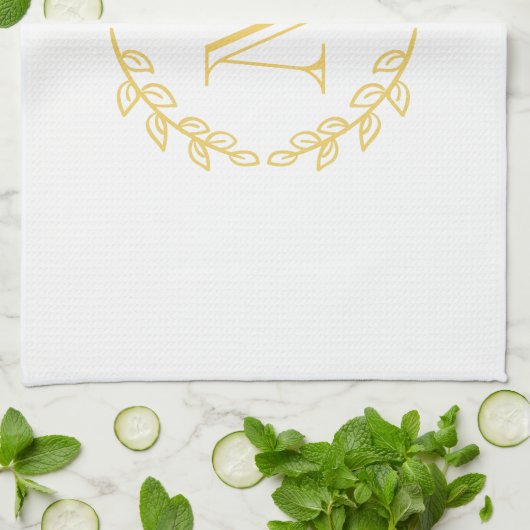  monogram theedoek (Gevouwen)