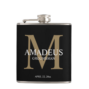 Monogram thermische fles heupfles