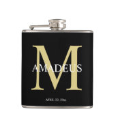 Monogram thermische fles heupfles (Voorkant)