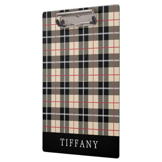 Monogram Thomson Camel Tartan Patroon Klembord (Links)