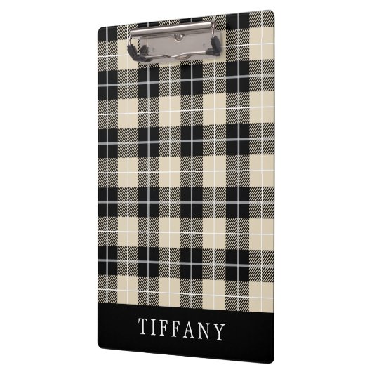 Monogram Thomson Camel Tartan Patroon Klembord (Links)