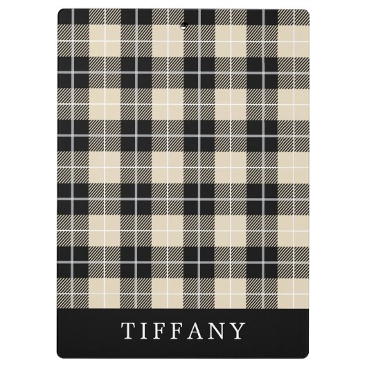 Monogram Thomson Camel Tartan Patroon Klembord (Achterkant)