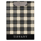 Monogram Thomson Camel Tartan Patroon Klembord (Voorkant)