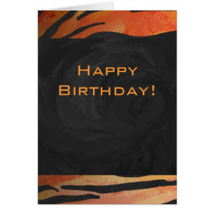 Monogram Tiger Hot Oranje en Black Print Pattern