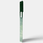 Monogram tinten van groene Waterverf Abstract Case-Mate iPhone Case (Achterkant / Rechts)