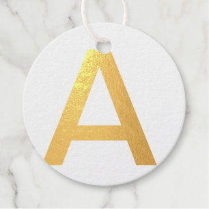 Monogram toevoegen naam letter alfabet eenvoudig m bedankjes labels