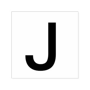 Monogram toevoegen naam letter alfabet eenvoudig m zelfinktende stempel
