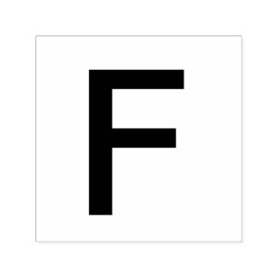 Monogram toevoegen naam letter alfabet eenvoudig m  zelfinktende stempel