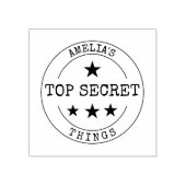 Monogram TOP SECRET Rubberstempel (Afrduk)