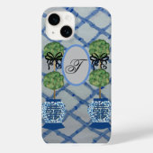 Monogram Topiary Ginger Jars iPhone / iPad case (Achterkant)