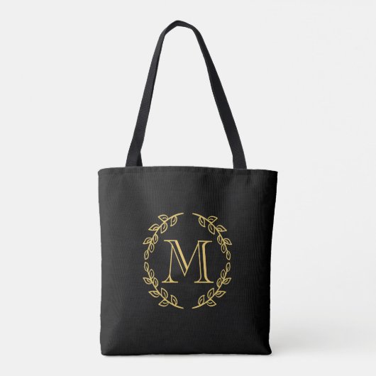 monogram tote bag (Achterkant)