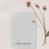 Monogram Trendy Modern gepersonaliseerd met naam Post-it® Notes