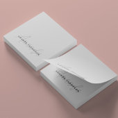 Monogram Trendy Modern gepersonaliseerd met naam Post-it® Notes