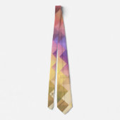 Monogram Trendy & Stijlvolle Geometrische Mannen Stropdas (Achterkant)