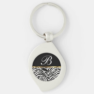 Monogram Trendy Zebra Sleutelhangers