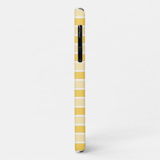 Monogram Trio Yellow Stripes Pattern Case-Mate iPhone Case (Achterkant/links)