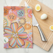 Monogram Trippy Nostalgische Floral Mood Theedoek (Quarter Fold)