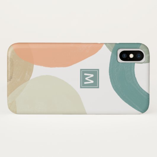 Monogram | Trombocyten Case-Mate iPhone Case (Achterkant (horizontaal))