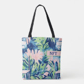 Monogram Tropical Floral Golf Canvas tas (Achterkant)
