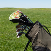 Monogram Tropical Golf Head Hoesje Golfheadcover (Insitu)