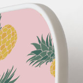 Monogram tropisch ananaspatroon pickleball paddle (Links Detail)