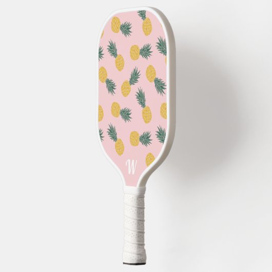 Monogram tropisch ananaspatroon pickleball paddle (Links)
