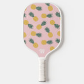 Monogram tropisch ananaspatroon pickleball paddle (Voorkant)