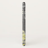 Monogram | Tropisch gele dennappel op grijs Case-Mate iPhone Case (Achterkant/links)