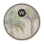 Monogram Tropisch Glas Snijplank (Voorkant)