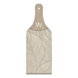 Monogram Tropisch Glas Snijplank Paddle