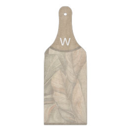 Monogram Tropisch Glas Snijplank Paddle