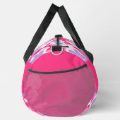 Monogram Tropisch Roze Bloemen Gepersonaliseerde N Plunjezak (Rechts)