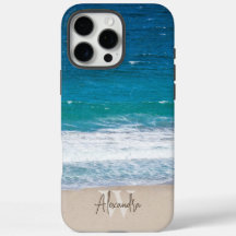 Monogram Tropisch Sandy Beach gepersonaliseerd
