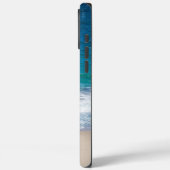 Monogram Tropisch Sandy Beach gepersonaliseerd Case-Mate iPhone Case (Achterkant / Links)