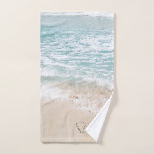 Monogram tropisch strand bad handdoek (Handdoek)