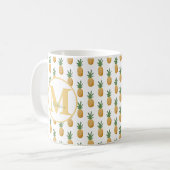 Monogram tropische anananas koffiemok (Voorkant links)