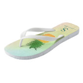 Monogram Tropische Ananas Zomer Teenslippers (Schuin)