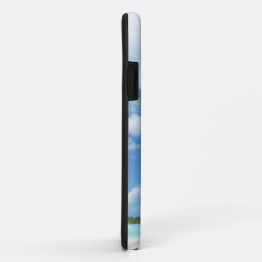 Monogram Tropische Beach Palm Trees Case-Mate iPhone Case (Achterkant/rechts)